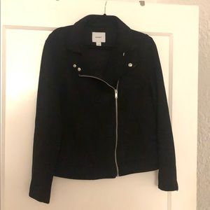 Old Navy Sueded-Knit Moto Jacket for 
Black